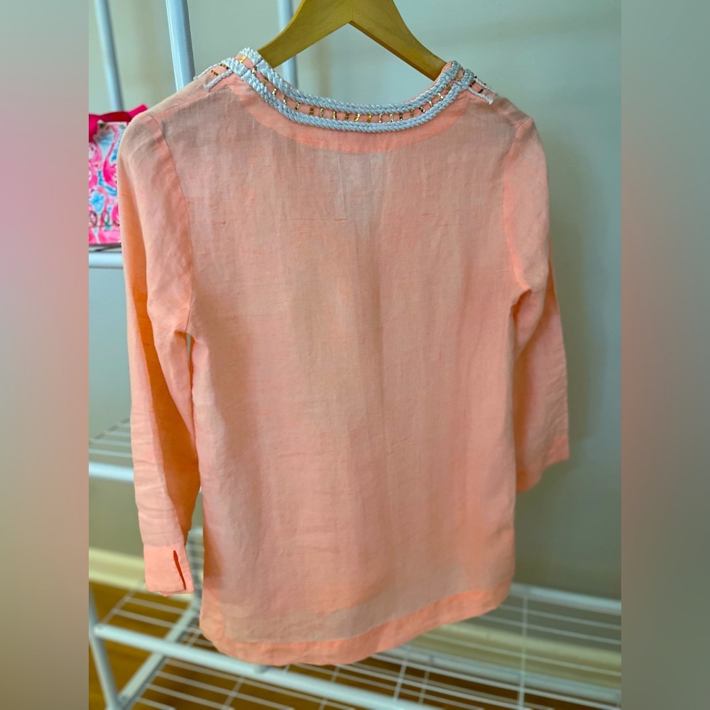 Lilly Pulitzer Amelia Island Tunic Top in Pascha Pink XXS - Picture 6 of 6